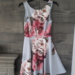 Floral Print Mini-Dress